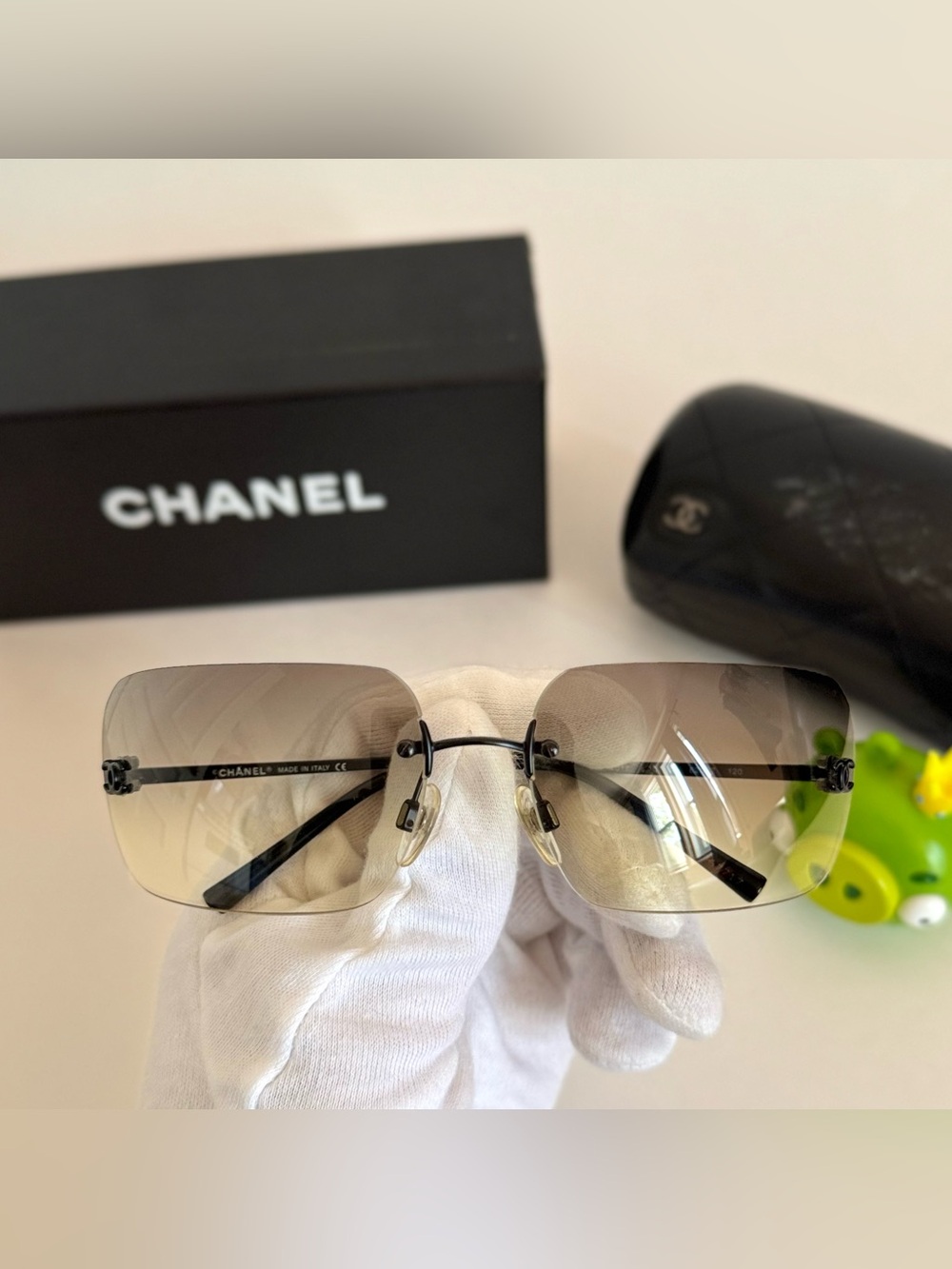 Vintage Chanel Rimless Sunglasses
